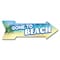 Signmission Gone To Beach Arrow Decal Funny Home Decor 30in Wide D-A-10-999840 - alternate 1